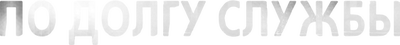 По долгу службы